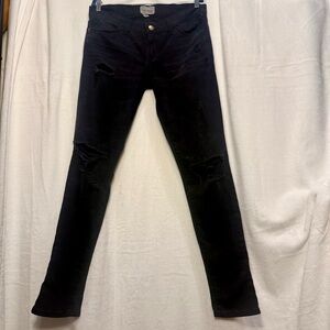 Current/Elliott Charcoal Denim Jeans